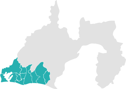 静岡
県磐田市袋井市浜松市掛川市菊川市